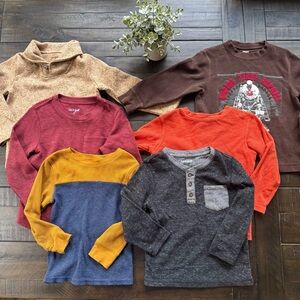 Bundle of Boys Long Sleeve Sweaters - 4/4T